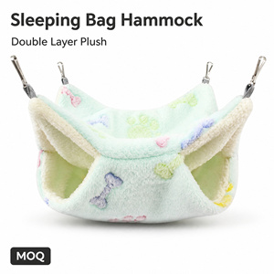 Hamaca Colgante Tipo Saco de Dormir para Peces de Agua, Doble Capa de Felpa, Nido Acogedor de Invierno para Mascotas Pequeñas, Venta al por Mayor de Fábrica, MOQ - Product Image 1