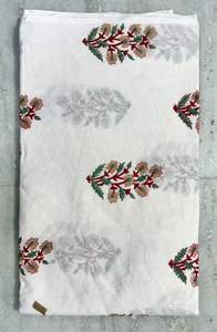 ผ้าฝ้ายบล็อกมือพิมพ์ลายผ้าฝ้าย100% มรดก Jaipur แบบดั้งเดิมเป็นมิตรต่อสิ่งแวดล้อมระบายอากาศได้ - Product Image 5