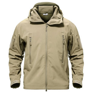 Nueva llegada transpirable chaqueta Softshell para hombre chaqueta al aire libre de alta calidad chaqueta Softshell para hombre al aire libre personalizada para OEM - Product Image 2