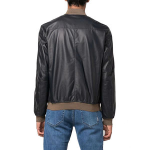 Produit OEM très vendu Meilleures vestes d'hiver en cuir mince pour hommes Conception personnalisée Veste en cuir pur Veste de moto pour hommes - Product Image 5