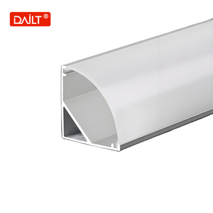 Bề mặt gắn ánh sáng tuyến tính <span class=keywords><strong>LED</strong></span> dải ánh sáng góc 45/90 độ Hợp kim nhôm hồ sơ nhà ở bền mờ 3 năm - Product Image 1