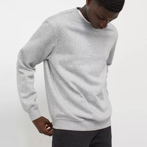 Men's High Quality 100% Cotton Street Wear Hoodies Sweatshirts Custom Logo Printing Crewneck Sweatshirt for Winter - Product Image 5