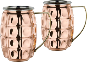 Taza de mula de cobre de Moscú de diseño único con la mejor calidad y taza de cobre para café y té a bajo precio de Tradebit - Product Image 5