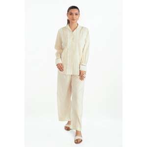 ชุดเซ็ต IUSTTS-957 ลายริ้วหยักสีสันสไตล์โบฮีเมียน ไซส์ XS/XS ความยาวเหนือเข่า ชุดฤดูใบไม้ผลิ/ฤดูร้อน ชุดสองชิ้น - Product Image 4