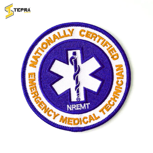 Parche bordado de tela tejida de diferentes colores con tarifa mayorista de diseño personalizado de TEPRA SPORTS - Product Image 4