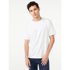 T-shirt à manches courtes en coton lourd beige 300g été col rond chemise ample et de base pour hommes femmes t-shirt de base - Product Image 5