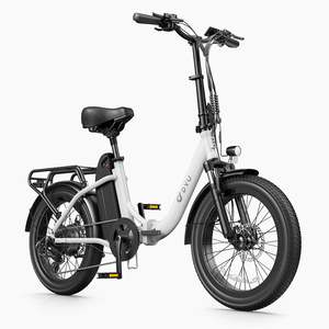 Bicicleta Eléctrica Urbana DYU C9 de 20 Pulgadas con Neumáticos Anchos de Largo Alcance, Motor Trasero de 250W, 7 Velocidades, 36V, Cuadro de Acero, Plegable - Product Image 3
