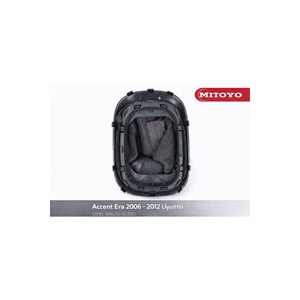 Hyundai Accent Era 2006-2012 OEM 84620-1E000 <b>Gear</b> Shift Boot Leather Material 6 Car <b>Gear</b> <b>Knob</b> Logo Perfect Fit Easy Installation - Product Image 4
