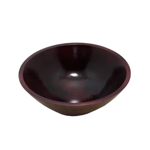 ชุดชามกลม3ชิ้นสำหรับตกแต่งทำจากไม้สีน้ำตาล - Product Image 4