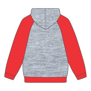 Année de fondation KAP gris pull à capuche rouge manches raglan mélange de coton grec fraternité vêtements Divine Nine HBCU grec - Product Image 3