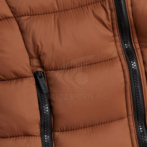 High Quality Men's Winter <b>Bubble</b> Jacket <b>Top</b> Selling Hooded Style with Front Logo Custom Design Whole Sale - Product Image 5