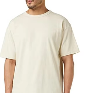 Camiseta de hombre con hombros caídos de diseño personalizado de alta calidad 100% algodón estampado a pedido para Fitness Heavy GSM Cotton de Bangladesh - Product Image 2