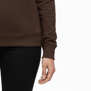 Sudadera con capucha extragrande Heavyweight Carafe marrón 400GSM 100% algodón French Terry Streetwear con logo personalizado - Product Image 6