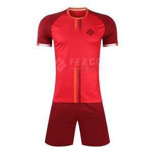 Uniforme de fútbol de entrenamiento resistente para uso diario Uniforme de fútbol de tacto suave con costura Doble - Product Image 1