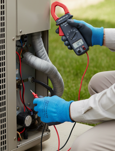 400A Range Digital <b>Clamp</b> <b>Meter</b> AC/<b>DC</b> Voltage Resistance Capacitance Tester 0.01A Resolution Continuity Frequency Home Lab Use - Product Image 4