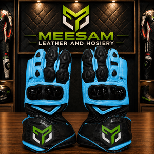 Gants de moto en cuir pour la course, nouveaux modèles 2027, protection complète des doigts, gants de course respirants et ventilés pour side-car - Product Image 5