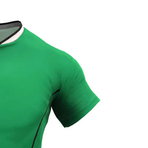 ชุดรักบี้ชายสมัยใหม่ ผลิตจากวัสดุโพลีเอสเตอร์ที่ทนทาน เสื้อแขนสั้นและกางเกงขาสั้นเข้าชุด เหมาะสำหรับกีฬาประเภททีม - Product Image 5