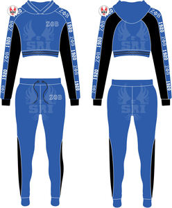 Haute qualité personnalisé Zeta Phi Beta sororité survêtement poids lourd survêtements bouffée impression sweat à capuche et pantalon de survêtement ensemble - Product Image 4