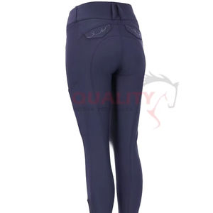 Culotte d'équitation pour hommes Coutures renforcées Durable Élégant Culotte d'équitation pour hommes Slim Fit Confortable Pantalon équestre Respirant - Product Image 1