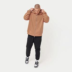 Sudadera con Capucha de Invierno para Hombre, de Alta Calidad, OEM, con Cremallera, Mezcla de Algodón, Tinte Liso, Elástica, Estilo Urbano, al por Mayor - Product Image 3