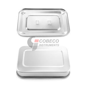 Plateaux chirurgicaux à couvercle perforé, système de stérilisation complet, conteneur en acier inoxydable, protection des instruments, traitement - Product Image 3