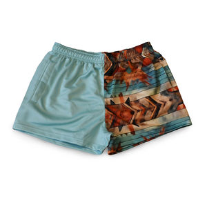 Pantalones Cortos de Rugby Personalizados de Alta Calidad en Color Camuflaje, Diseño de Dos Tonos con Rayas Blancas y Negras Sólidas, Pantalones Cortos de Rugby con Bolsillos OEM - Product Image 1