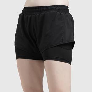 Polyester Spandex vêtements pour femmes Shorts du Pakistan nouveau Style de mode taille élastique respirant été femmes Shorts 220g - Product Image 2