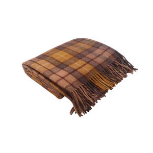 Manta de lana natural Buchanan suave y acogedora de tamaño completo a precio mayorista - Product Image 6