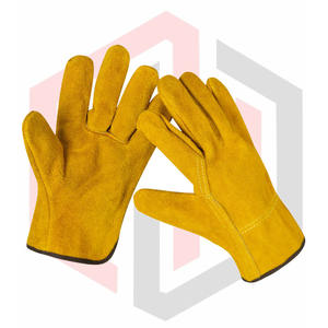 Ventas calientes Trabajo industrial Horno resistente al corte Guantes DE TRABAJO anticalor De cuero resistente - Product Image 5