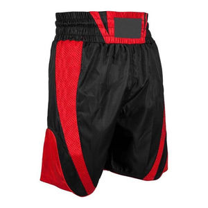 Nuevos Shorts de Boxeo MMA de Primera Calidad al por Mayor, Shorts de Boxeo MMA Rojos y Negros de Tela de Buena Calidad, Spandex y Poliéster - Product Image 6