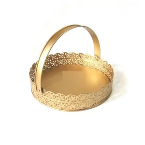 Fancy Design Fruit <b>Storage</b> <b>Basket</b> With Handle Black Color Handmade <b>Storage</b> <b>Basket</b> for Home and Hotel - Product Image 5