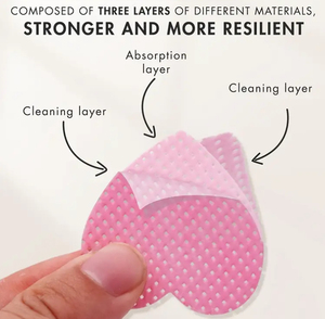 200 pièces tampons de cils propres Logo personnalisé vente chaude lingettes papier coton cils colle dissolvant essuyer cils tampon de nettoyage pour Extension de cils - Product Image 6