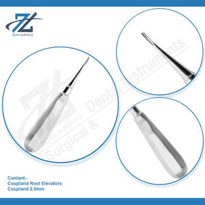 Coupland ลิฟต์สกัดราก2.5มม. ทำจากสเตนเลสลิฟต์ถอนฟันผู้ผลิตปากีสถาน - Product Image 4