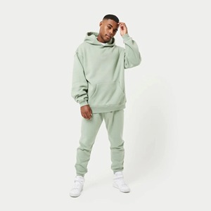 Conjunto de sudadera deportiva de otoño para hombre, estampado personalizado y bordado, transpirable y de secado rápido, poliéster/algodón - Product Image 4