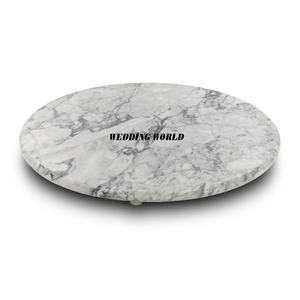 เขียงหั่นหินอ่อนทรงกลมสไตล์คลาสสิกทำด้วยมือ - Product Image 1