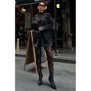 เสื้อคาร์ดิแกนถักลายม้าลายสไตล์ลำลอง 5166 - Product Image 5