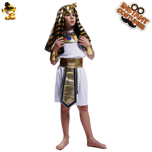 Gros Halloween Enfants Héroïque Petit Samouraï Égyptien Spectacle Costume Petit Pharaon Prince Cosplay Costume - Product Image 4