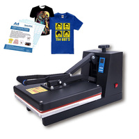 Máquina de prensado en caliente de 40x60cm, equipo de transferencia de sublimación Digital para camisetas, gorras, placas, ideal para pequeñas empresas, uso DIY