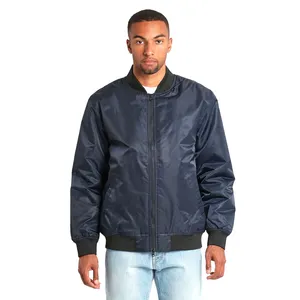 Custom Wholesale High Quality Polyester Satin Bomber Baseball Winter Jacket Jacket Bulls men's Jackets