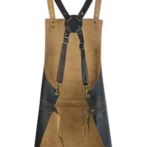Wholesale Top Best Low Price Unisex Genuine <b>Leather</b> <b>Apron</b> / Custom Logo Printed Hot Sale Product <b>Leather</b> <b>Aprons</b> - Product Image 4