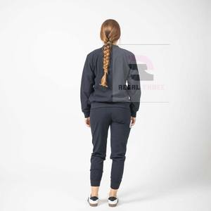 Veste uniforme de gommage d'hôpital écologique personnalisable Vestes de gommage d'allaitement médical extensible - Product Image 4