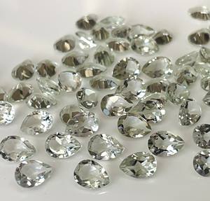 Corte de pera de amatista verde natural 10x14mm facetado-Amatista verde suelta de calidad superior - Product Image 2