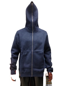 Sudaderas con cremallera personalizadas con logotipo personalizado 100% sudaderas con capucha de cierre de cremallera de peso pesado de algodón - Product Image 6