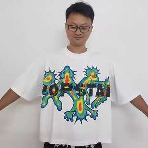 Fourniture en vrac T-shirt court pour hommes Boxy Fit Coton lourd de haute qualité/Stock. - Product Image 1