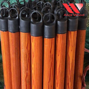 Palo de escoba de madera de 120cm de alta calidad con madera de grano y diseño punteado Precio de fábrica Mango de escoba - Product Image 3