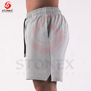 2025 New Design Oem Men Casual Shorts High Waist <b>Drawstring</b> Polyester And Spandex Plus Size Sport Shorts - Product Image 3