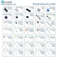 Kits Electrónicos ELEGOO Mejorados (4 Versiones) para Proyectos DIY con Raspberry Pi y STM32, Montaje a Través de Orificio