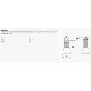 Patas de Suelo Cortas Ajustables y Articuladas Genius 1000r para Sistemas de Aire Acondicionado con Bomba de Calor Tecnosystemi, Piezas para Sistemas HVAC - Product Image 3