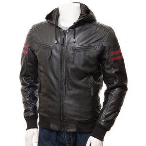 Chaqueta de Cuero Genuino de Moda Casual para Hombre, Talla Personalizada / Chaqueta de Invierno de Moda de Alta Calidad, Nueva Llegada 2025 - Product Image 1