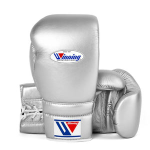 Gants de boxe Winning Style en cuir véritable 6oz - 16oz, gants d'entraînement, équipement de fitness pour la salle de sport, couleurs personnalisées, commande en gros - Product Image 1